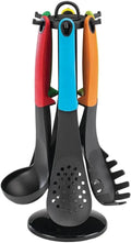 Colorful Nylon Kitchen Tools with Rotating Stand