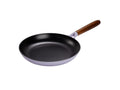 28cm Enameled Light Weight Cast Iron Fry Pan With Wooden Handle
