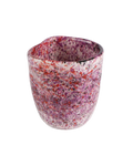 Black rose splatter espresso cup